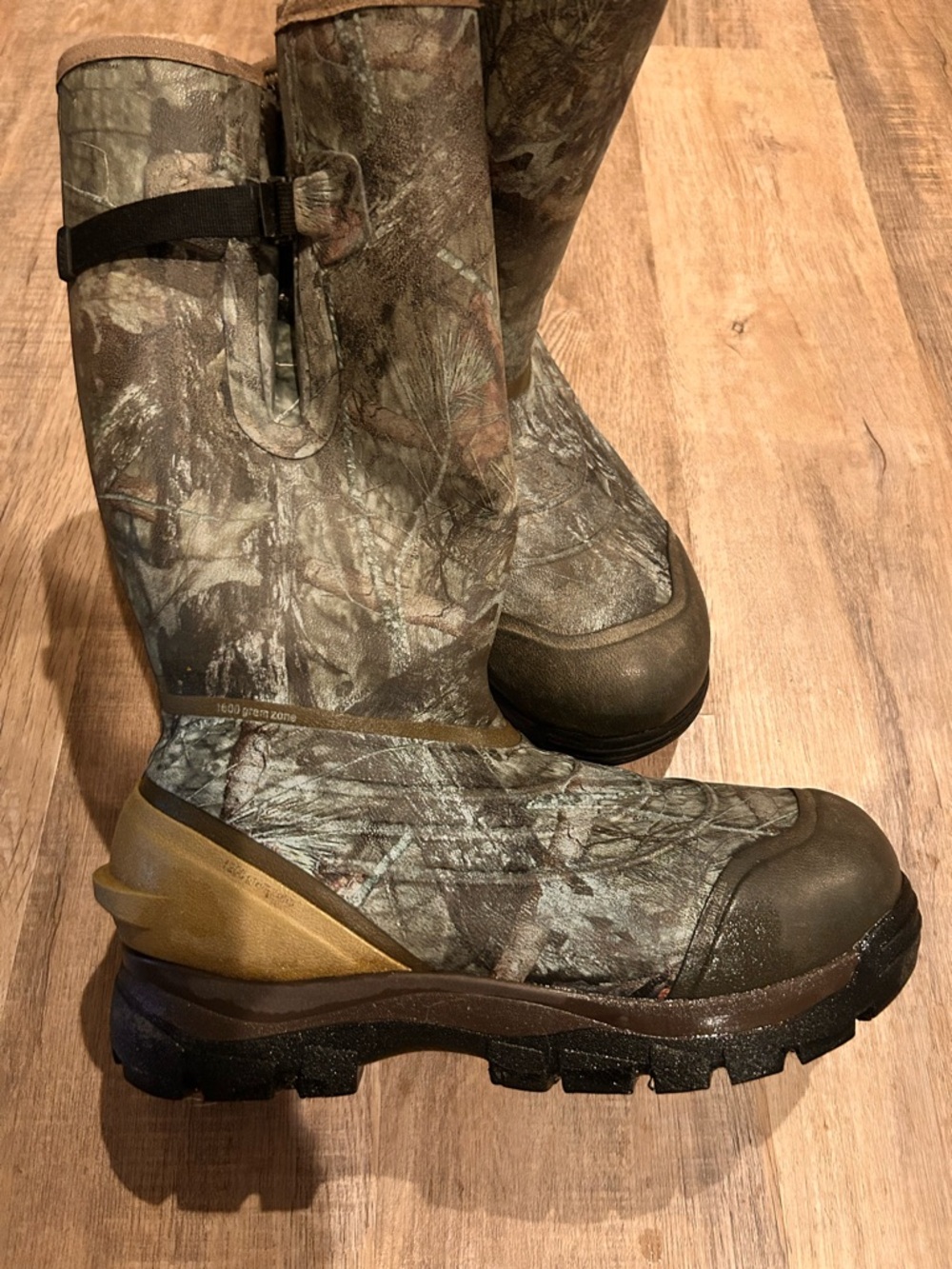 Men’s Cabela's Zoned Comfort Trac 2000-Gram Insulated Hunting Boots. Size 14M - Picture 6 of 10